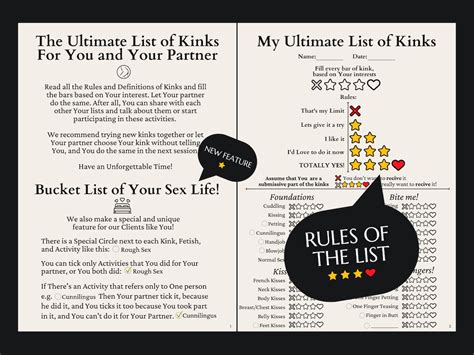 kinks list|These are the top sexual kinks of men and women.